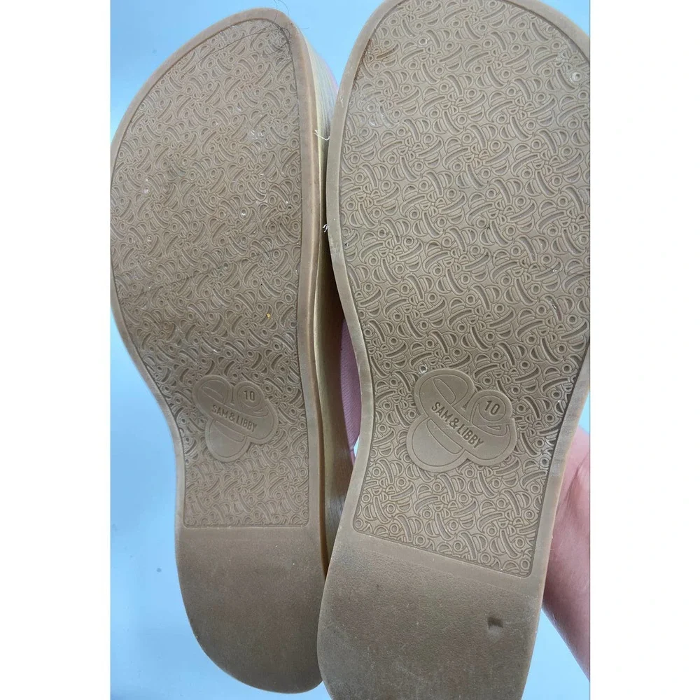 Sam & Libby Indie Womens SZ 10 Bow Y2K Platform Mules Pink Barbie Doll Sandals - Picture 6 of 8